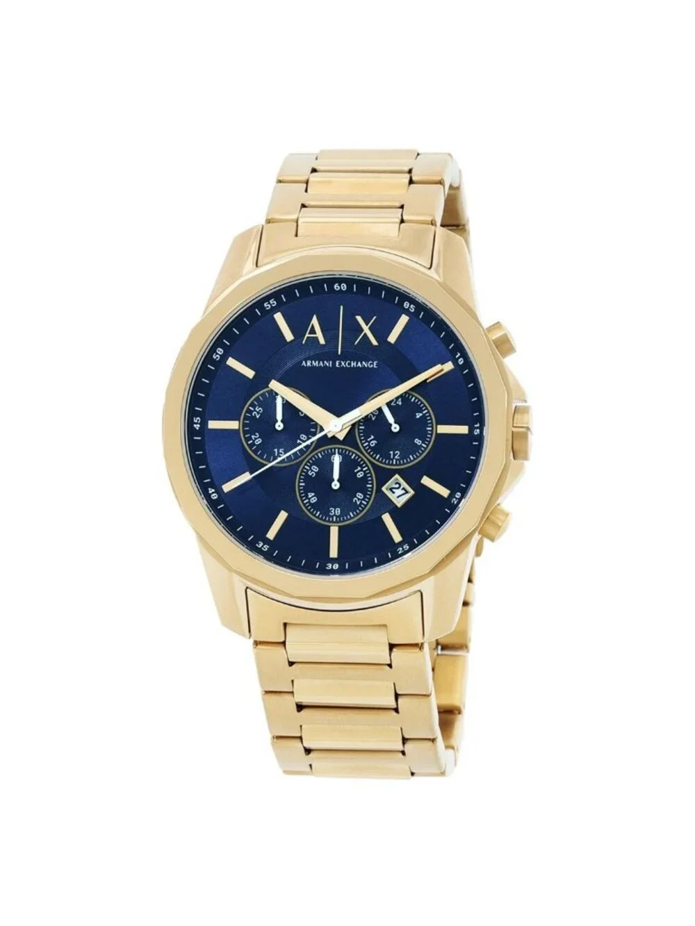 NWT Armani Exchange Chronograph Quartz Blue Dial Men's Watch